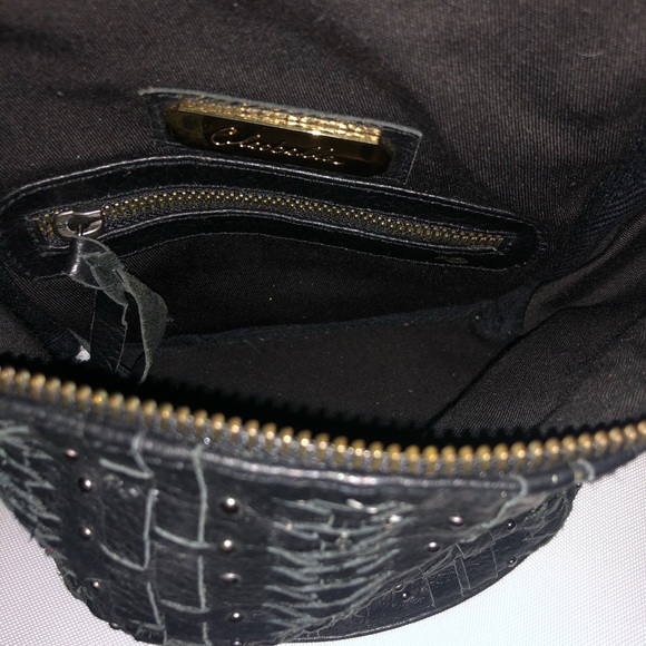 Cleobella Black woven belt bag Boho Size Med/ Lg - Picture 9 of 9